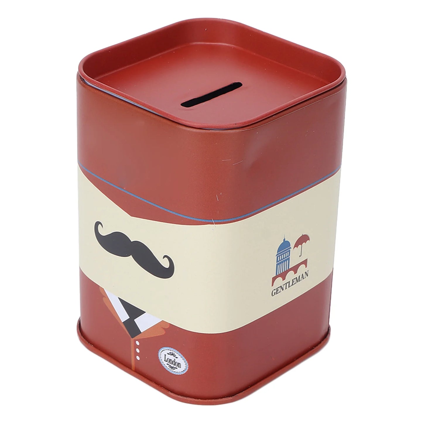 Disposable Razor Blade Tin Box - Red