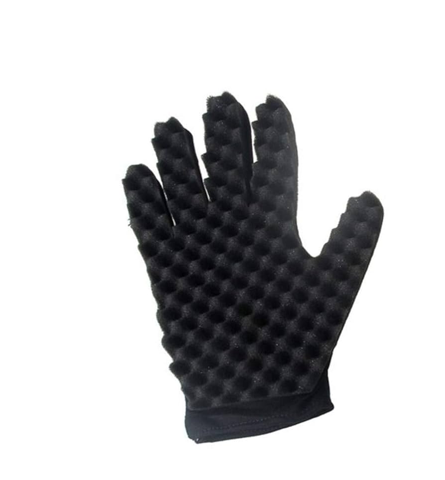 Afro Hair Twist Sponge Glove Brush