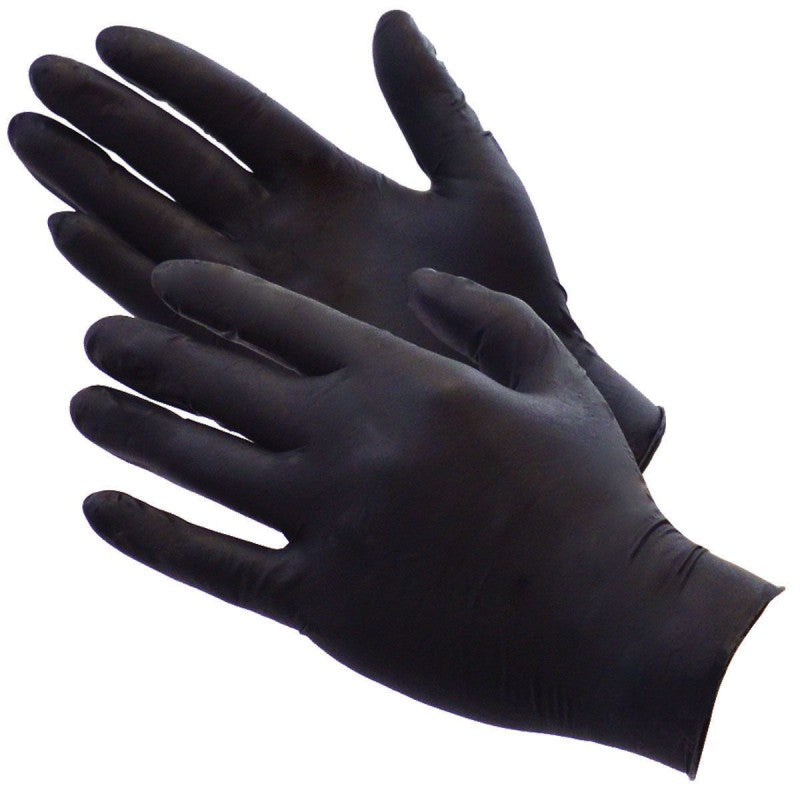 Black Nitrile Gloves - 100pc