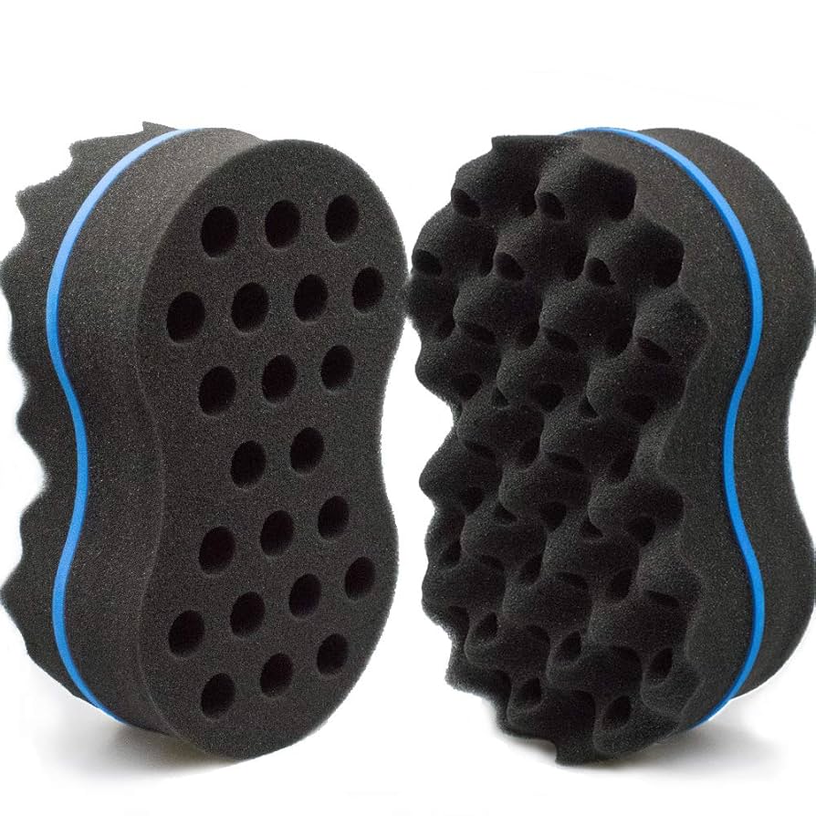 Afro Hair Twist & Curl Sponge Brush - Large Holes