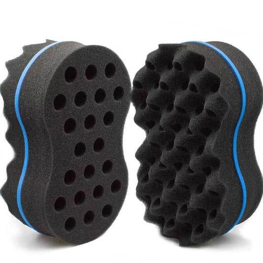 Afro Hair Twist & Curl Sponge Brush - Large Holes