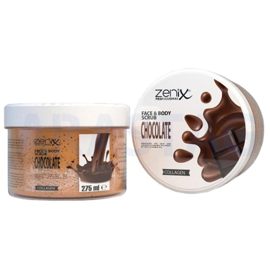 Zenix Face Scrub Collagen Chocolate - 275ml