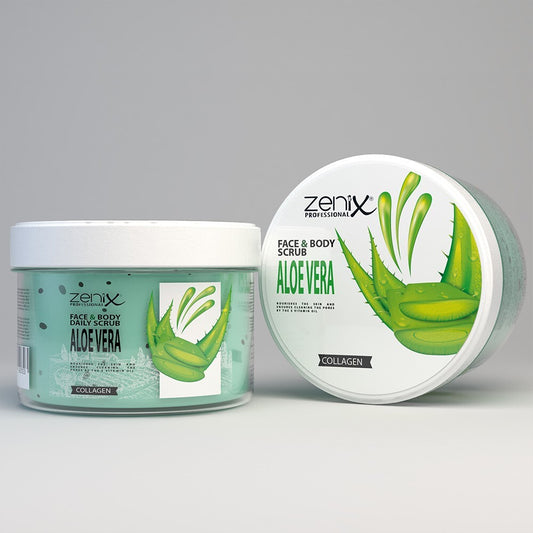 Zenix Face Scrub Collagen Aloe Vera - 275ml