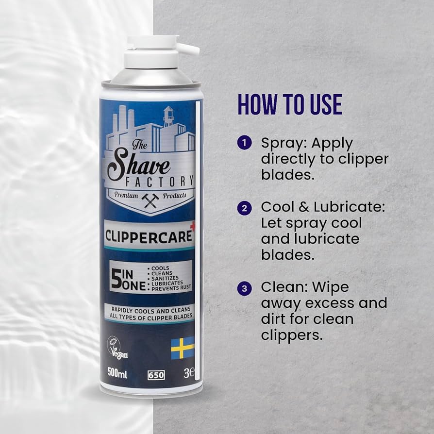 The Shave Factory 5-in-1 Clippercare Spray - 500ml