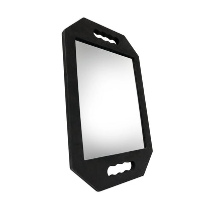 Rectangle Foam Mirror - Black