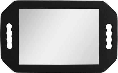 Rectangle Foam Mirror - Black