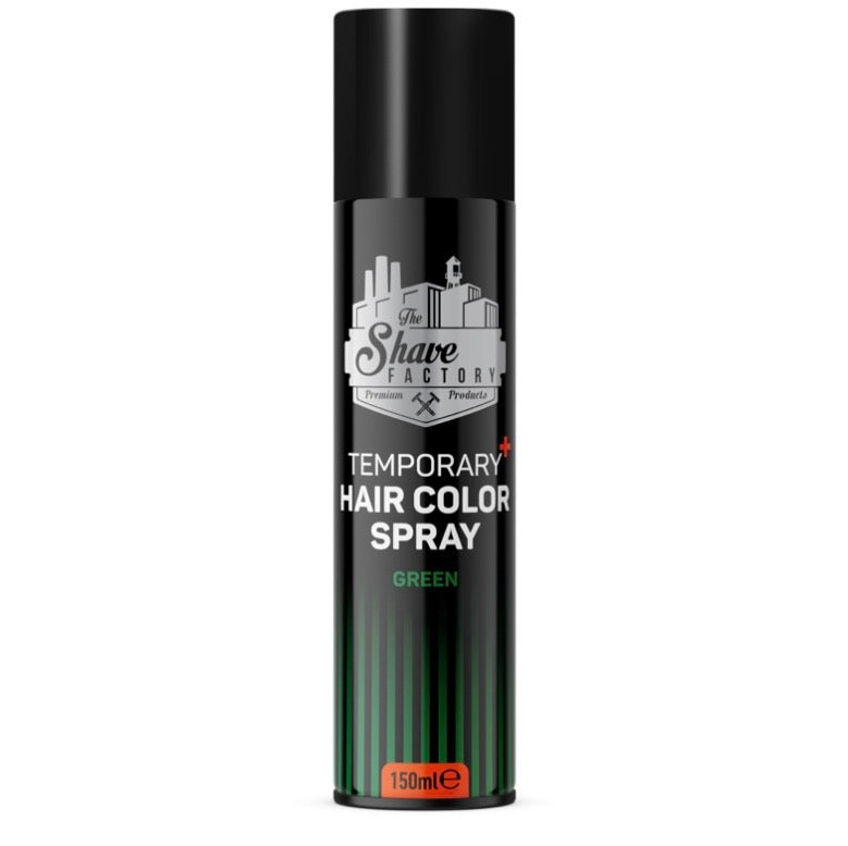 The Shave Factory Temporary Hair Colour Spray - Green 150ml