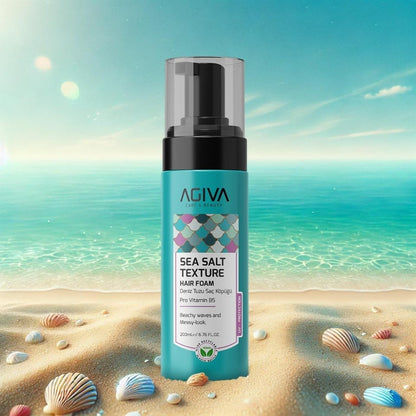 Agiva Professional Sea Salt Texturising Hair Foam Mousse | Volume & Messy | 200ml